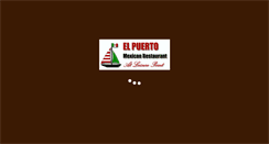 Desktop Screenshot of elpuertorestaurant.net