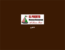 Tablet Screenshot of elpuertorestaurant.net